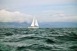 Sailboat on water