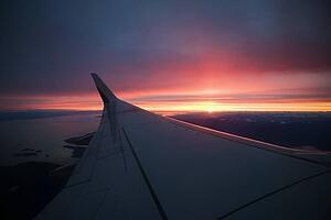 Wing of an airplane