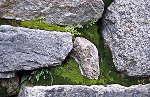 Machu Picchu, Peru, South America, close up of Incan Stonemasonry