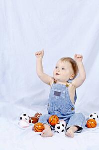 Portrait of a baby boy