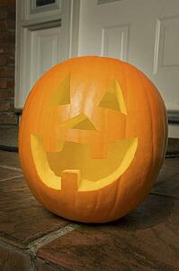 Carved pumpkin