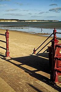 Entrance to the beach, Bridlington, England
