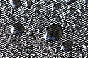 Water drops on fabric
