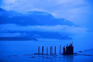 Mountain lake, Hyder, Alaska, USA