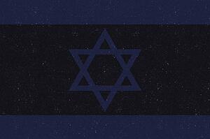 Israeli flag in the stars