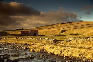 Shed in the Yorkshire Dales, England