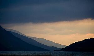 Scenic mountain landscape