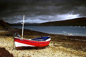 Boat in Lochaline, Scotland