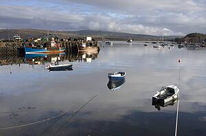 Boats in the water, Tobermory, Isle of Mull, Scotland