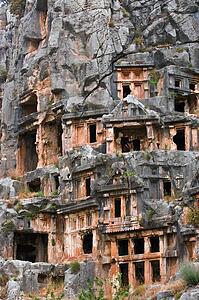 Lycian rock tombs, Myra (Demre), Turkey 