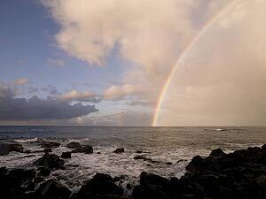 Rainbow, Poipu, Kauai, Hawaii