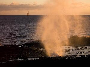 Spouting Horn, Kauai, Hawaii 