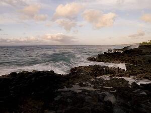 Rocky beach, Kauai, Hawaii