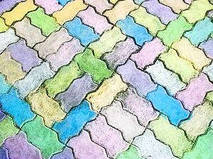 Colorful cobblestone