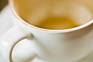 An empty cup