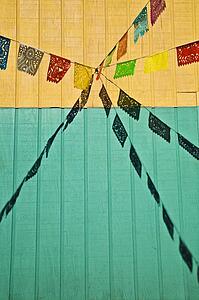 Colorful flags