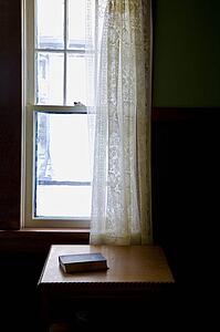 A Bible on a table