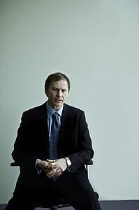 Businessman sitting in chair