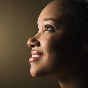 Portrait of smiling female
