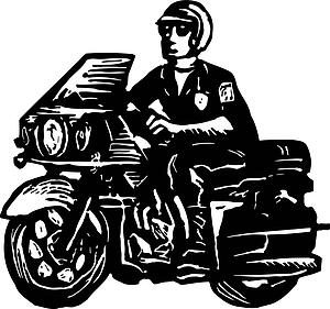motorcycle cop