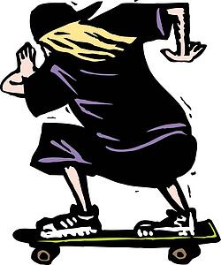 Skateboarding