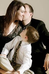 Parents with son