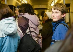 Kids on a bus