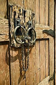 Locked barn door