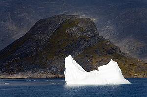 Icebergs, Island of Qoornoq, Province of Kitaa, Southern Greenland, Kingdom of Denmark 