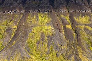 Mountains in Isafjordur, West Fjords Region, Iceland 
