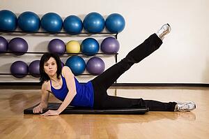 Woman working out