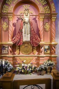Shrine in a Catholic church
