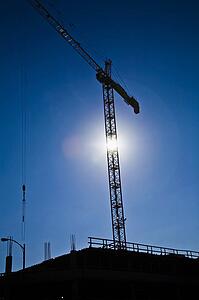 Crane on a construction site