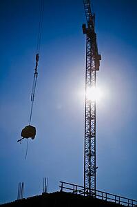 Crane on a construction site