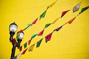 Colorful flags