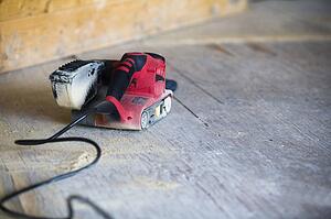 Sander on the floor