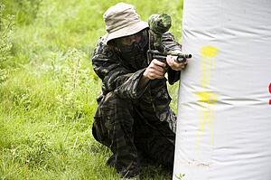 Preparing to shoot