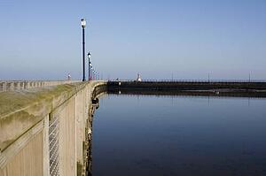 Pier, Amble, Northumberland, England