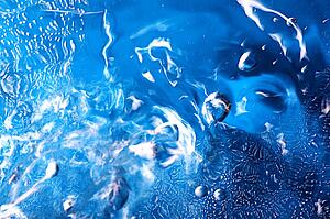 Blue liquid