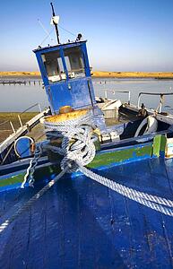 Fishing boat, Amble, Northumberland, England