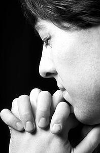 Man praying