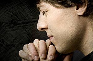 Man praying