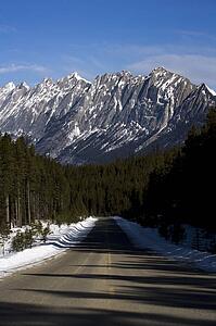 Maligne Range, Canadian Rocky Mountains, Alberta, Canada