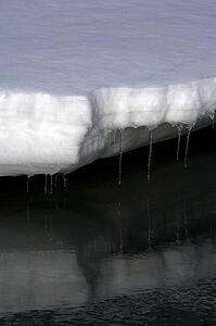 Melting snow