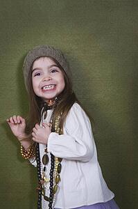 Little girl smiling
