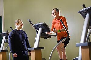 Men at the gym