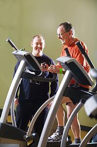 Men at the gym