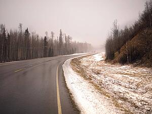 Road with snow