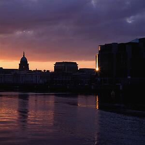 Custom House, International Financial Services Centre (IFSC), River Liffey, Dublin, Co Dublin, Ireland
