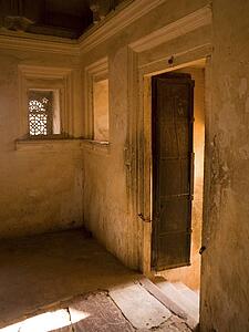 A room in the Amber Fort, Jaipur, India 